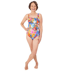Amoena Women's Kuala Lumpur Half Bodice Mastectomy One Piece Swimsuit (B/C/D Cup)