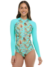 Body Glove Women's Molokini Chanel Long Sleeve One Piece Paddle Suit