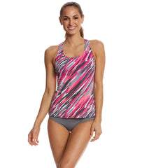 Dolfin Solid High Waisted Conservative Cut Brief Swimsuit