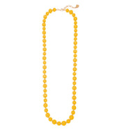 Zenzii Chunky Matte Beaded Long Necklace