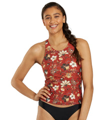 Sporti Active Vintage Bali High Neck Tankini Top