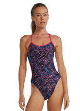 TYR Women's Stipple Durafast Elite Trinityfit One Piece Swimsuit