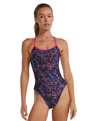 TYR Women's Stipple Durafast Elite Trinityfit One Piece Swimsuit