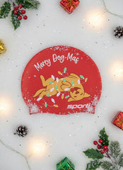 Sporti Merry & Bark Silicone Swim Cap