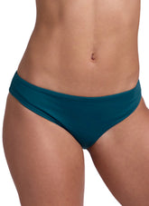 JOLYN Women's Solid Valle Moderate Bikini Bottom