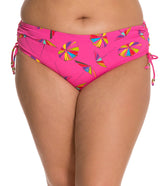 Anne Cole Plus Size Umbrella's Alex Side Tie Pant Bottom