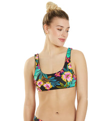 Hurley Women's Fiji Fantasy Reversible Bralette Bikini Top