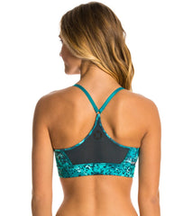 Hurley Dri-Fit Printed Mesh Racer Bra