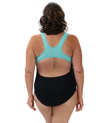 Dolfin Aquashape Women's Color Block One Piece Swimsuit