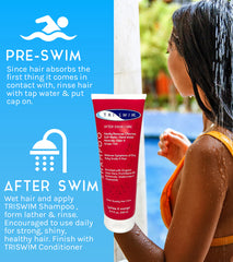 TRISWIM 8.5oz Red Lychee & Mango Shampoo