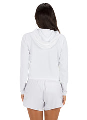 Hurley Women's OAO Solid Long Sleeve Hooded Rash Guard