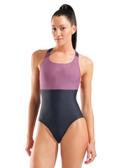 Arena Women's Solid Racer Back One Piece Swimsuit