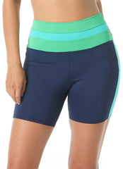 Beach House Women's Color Block Jersey Paloma Beach Imagine High Waist Swim Short
