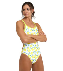 Arena Women's Lemons Xcross Back One Piece Swimsuit