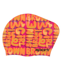 Sporti x She Is This Limited Edition Shine Bright Long Hair Bun Silicone Swim Cap