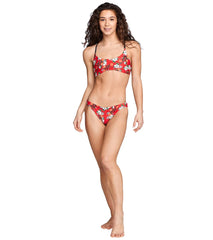 Speedo X Caeleb Dressel Women's Print Tie Back Swim Top