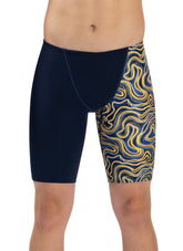 Dolfin Men's Reliance Tsunami Asymmetrical Jammer Swimsuit