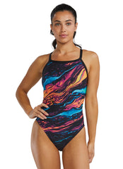 TYR Women's Magmata Durafast Elite Diamondfit One Piece Swimsuit