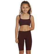 Everyday Yoga Girl Uphold Cheetah High Waisted Biker Shorts with Pocket