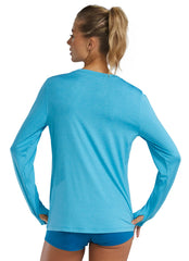 TYR Women's SunDefense Long Sleeve UPF 50+ Swim Shirt