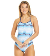 Arena Women's Multicolor Stripes Light Drop Back One Piece Swimsuit