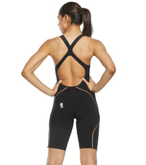 Speedo Women's Fastskin LZR Pure Intent Open Back Kneeskin Tech Suit Swimsuit