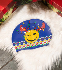 Sporti Holiday Sleighin' It Silicone Swim Cap