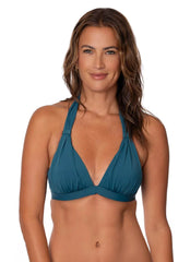 Jantzen Women's Solids Amy Halter Bikini Top