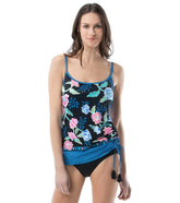 Beach House Women's Floral Fantasy Bridget Tankini Top