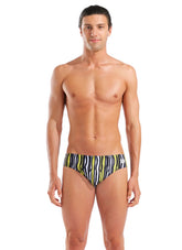 Arena Men's Stripes Brief Swimsuit