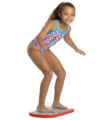 Sporti x Gretchen Walsh Liquified Checks Thin Strap One Piece Swimsuit Youth (22-28)