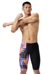 Speedo Vibe Men's Eco Printed Jammer Swimsuit