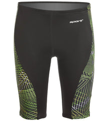 Sporti Tracing Piped Splice Jammer Swimsuit Youth (22-28)