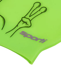 Sporti Spaced Out Silicone Swim Cap