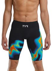 TYR Men's Venzo Infrared High Waist Jammer Tech Suit Swimsuit