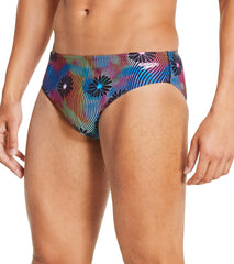 Speedo Men's Printed Brief Swimsuit