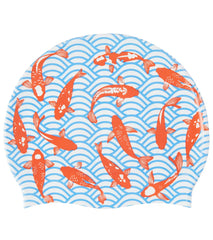 Sporti Koi Fish Silicone Swim Cap
