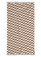 Slowtide Checker Driftweave Turkish Beach Towel