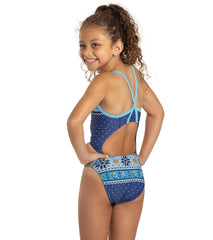 Sporti Granny Sweater Llamakah Thin Strap One Piece Swimsuit Youth (22-28)