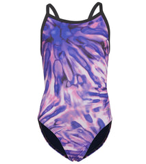 Sporti HydroLast Spacey Thin Strap One Piece Swimsuit Youth (22-28)