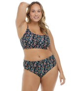 Body Glove Women's Abloom Marlee High Waisted Bikini Bottom