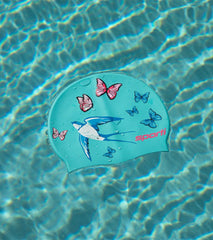 Sporti x Emma Weyant Floral Whimsy Silicone Swim Cap
