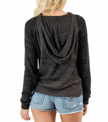 Hurley Women's Nicola Raglan Hooded Sweater