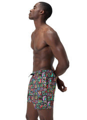 Speedo Men's 16" Print Redondo Edge Volley Swim Trunk