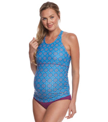 EQ Swimwear Mosaic Maternity Tankini Top