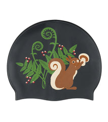 Sporti Forest Friends Silicone Swim Cap