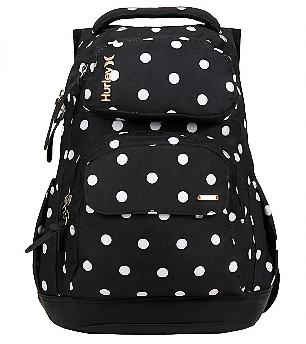 Hurley Women's Black & White Sync Backpack