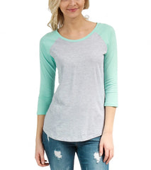 Hurley Women's Solid Perfect Raglan