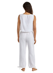 Lauren Ralph Lauren Women's Double Gauze Top And Bottoms Cover Up Set