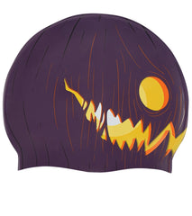Sporti Jack O' Lantern Silicone Swim Cap